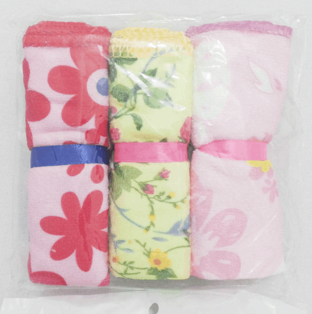 3in1 Baby Care Face Towel/Wash Towel/Mouth Towel Set | NNC6c