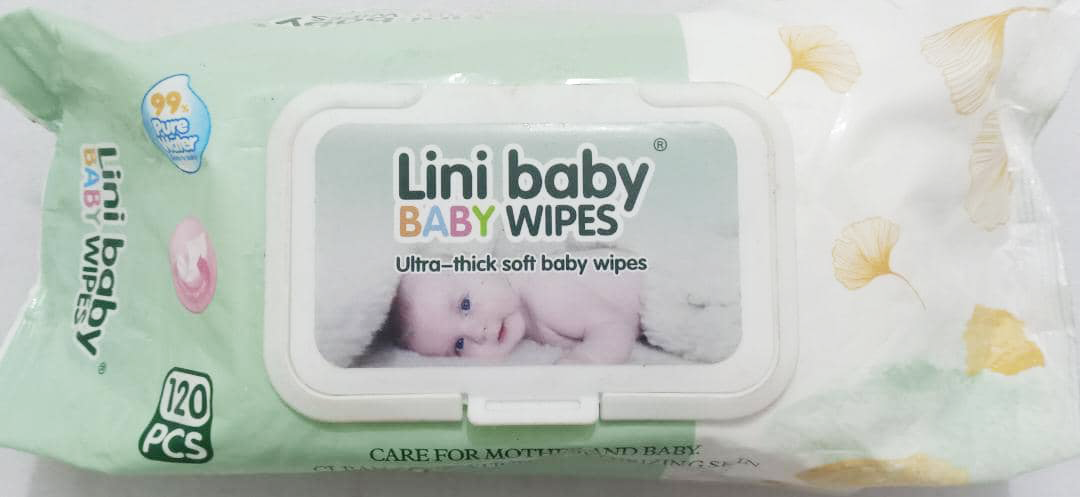 Soft Ultra Thick Lini Baby Wipes (120 Pieces) | NNC8c