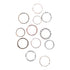 No Boundaries Gold-Tone and Silver-Tone Stacking Ring Set, 12-Piece, Women’s| WTWL291XA