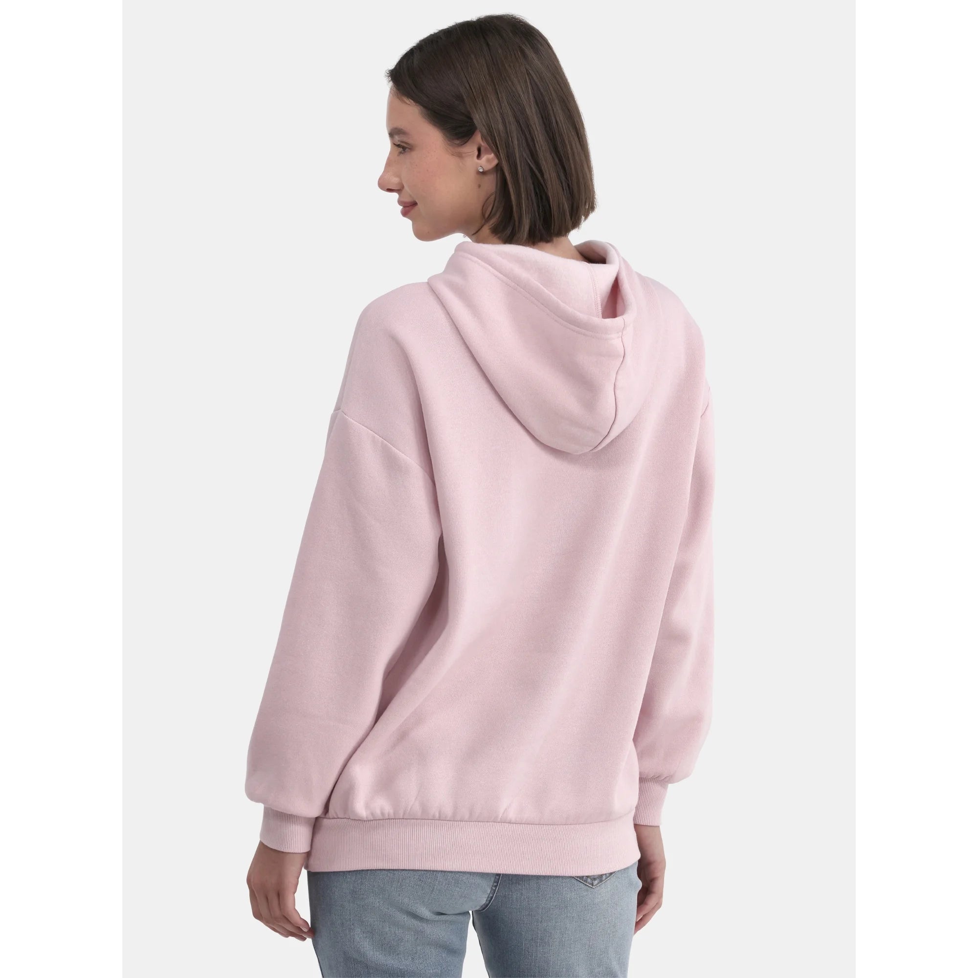 No Boundaries Oversized Printed Hoodie, Women's and Women’s Plus | WTWL493XA