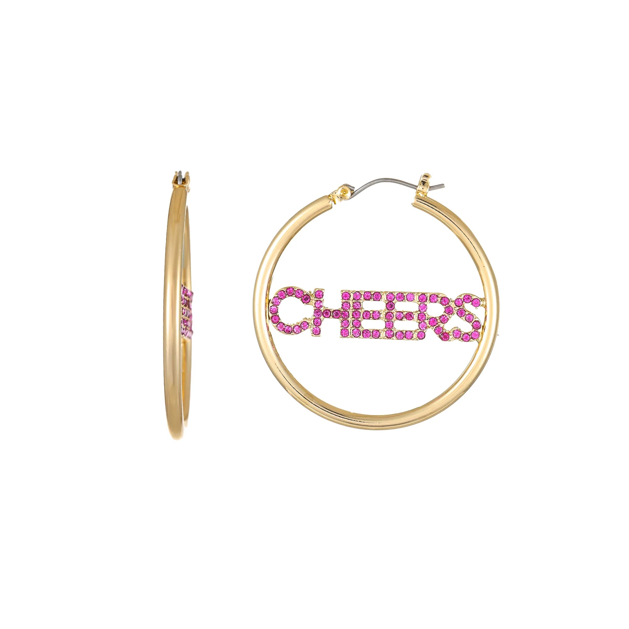 Packed Party Cheers Hoop Earrings | WTWL388XA