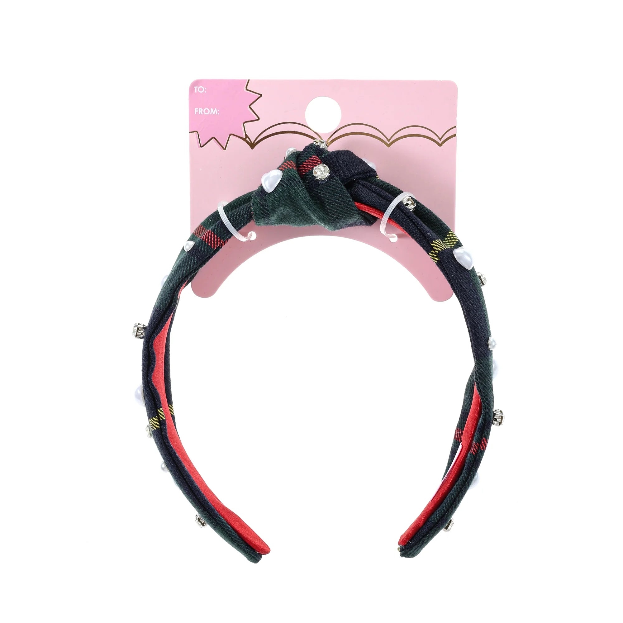 Packed Party Holiday Plaid Headband | WTWL380XA