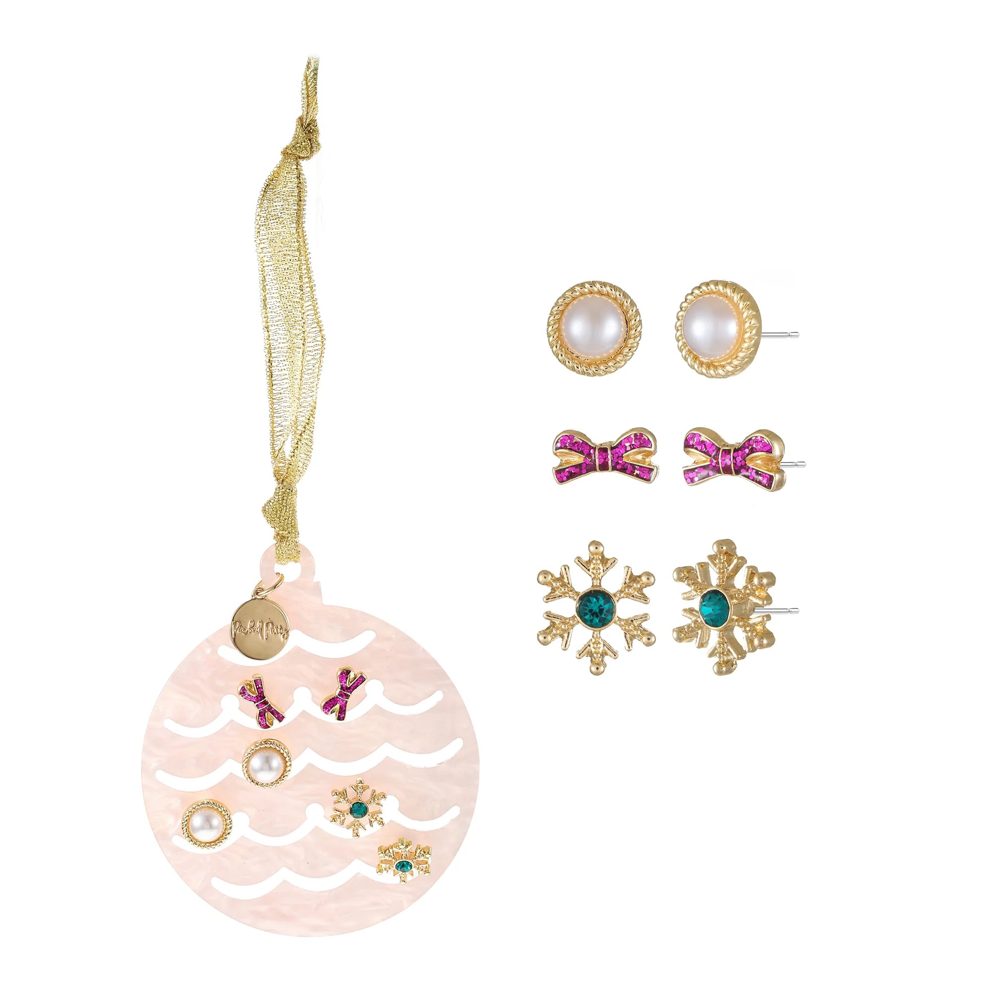 Packed Party Ornament Earring Gift Set | WTWL389XA