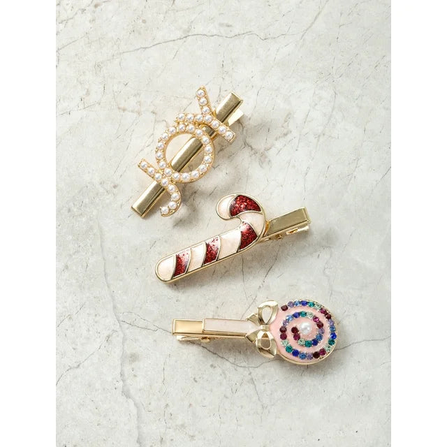 Packed Party Sweet Joy Hair Clips, Set of 3 | WTWL396XA