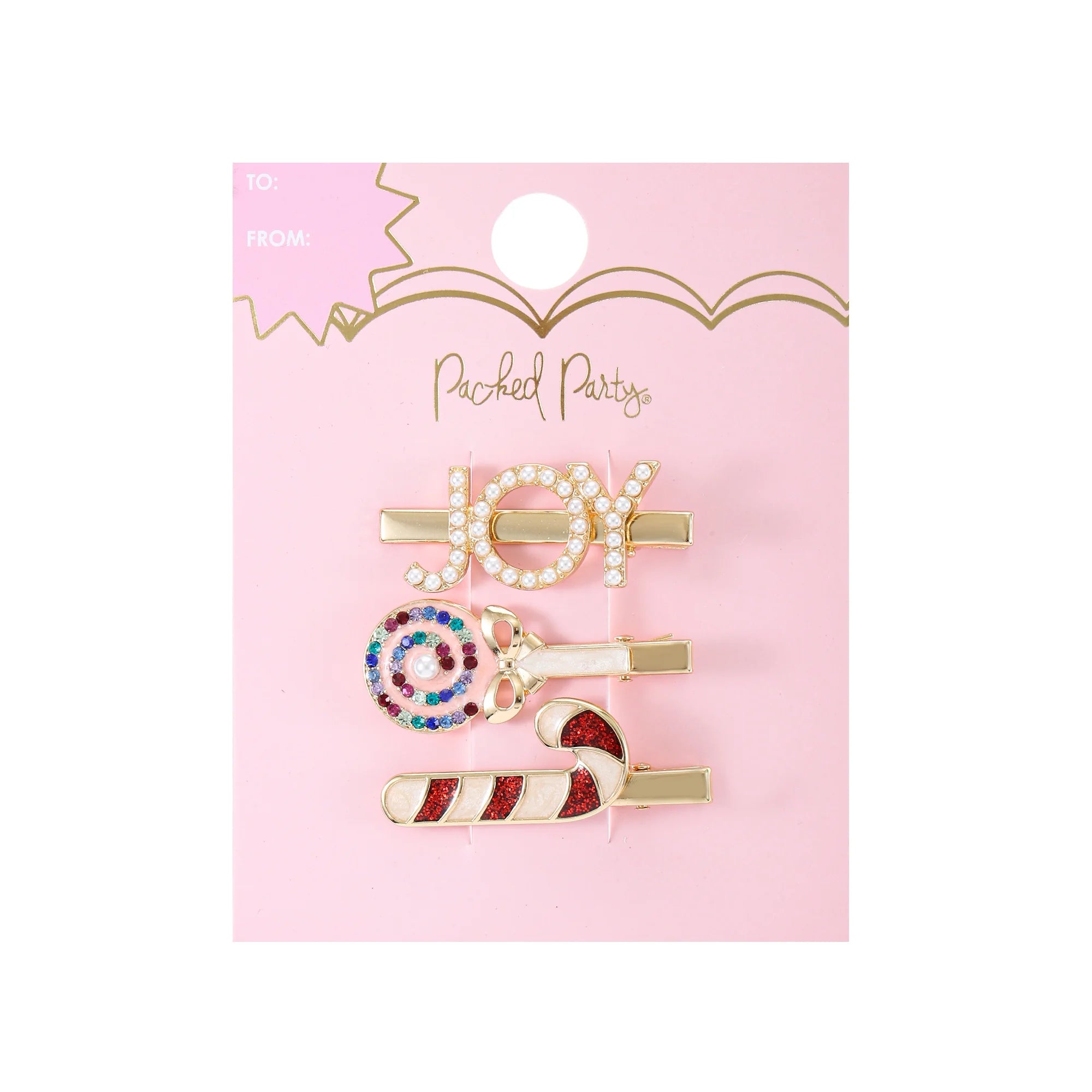 Packed Party Sweet Joy Hair Clips, Set of 3 | WTWL396XA