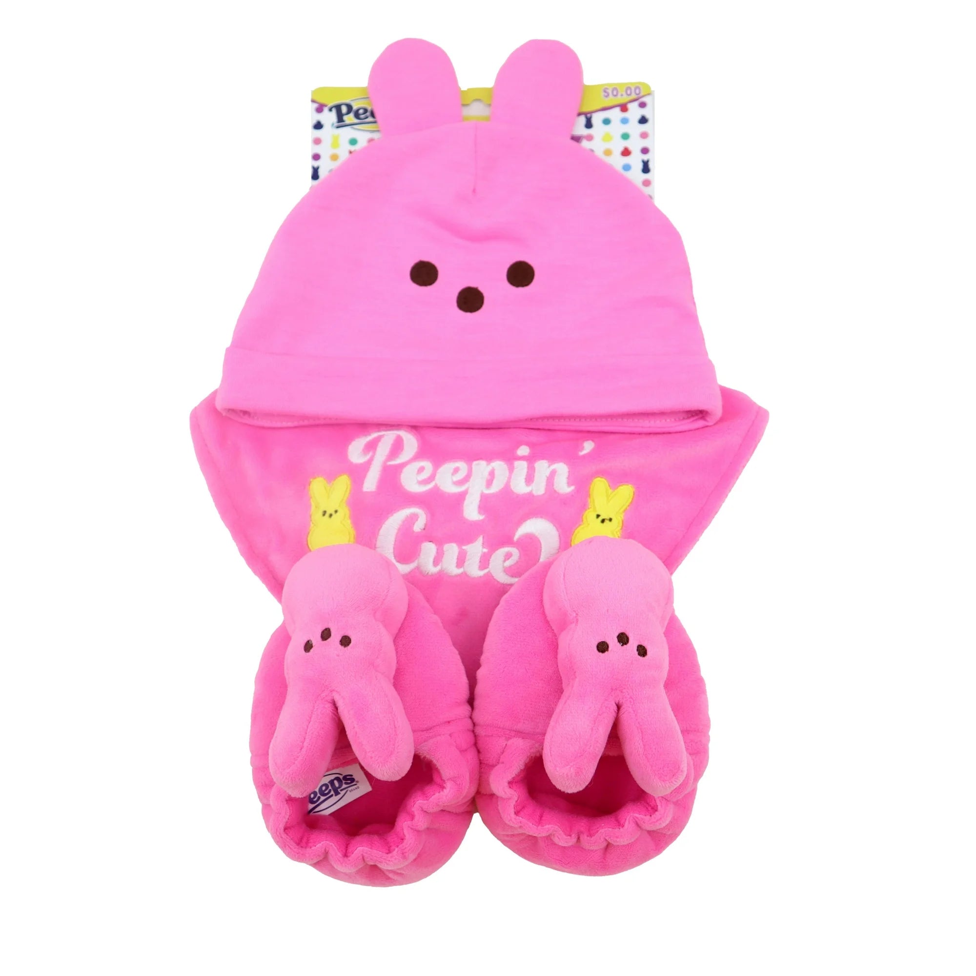 Peeps Bunny Three-Piece Baby Set - Pink  | WTWL911XA