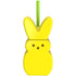 Peeps Sculpted Tumbler with Straw, Yellow, 14oz |  WTWL888XA