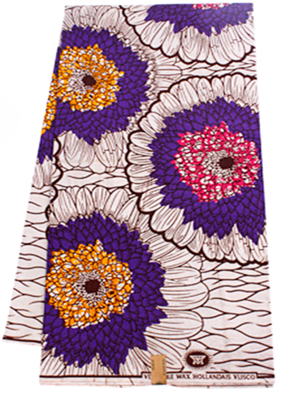 Top Selling Hollandais Vlisco (Hollandaise), 6 Yards/Piece | WHK6010K6763