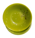 Fancy Green Round Corner Ceramic Bowl Plate | SMN12a