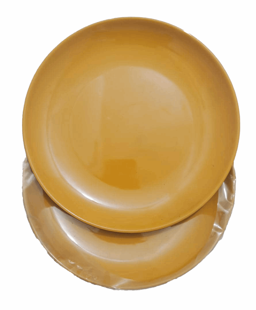 6in1 Gold Extra Large Ceramic Round Plate
