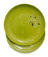 Fancy Green Round Corner Ceramic Plate | SMN7a