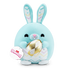 SNACKLES 8 inch Easter Snackle April the Bunny, Ultra Soft Collectible Plush Toy by ZURU | WTWL904XA