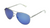 Foster Grant Mens Aviator Silver Adult Sunglasses Matte Silver HH06 |  WTWL264XA