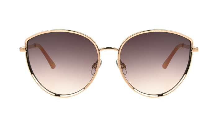Foster Grant Premium Women's Cat Eye Metal Adult Sunglasses, Rose Gold PO1 I WTWL503XA
