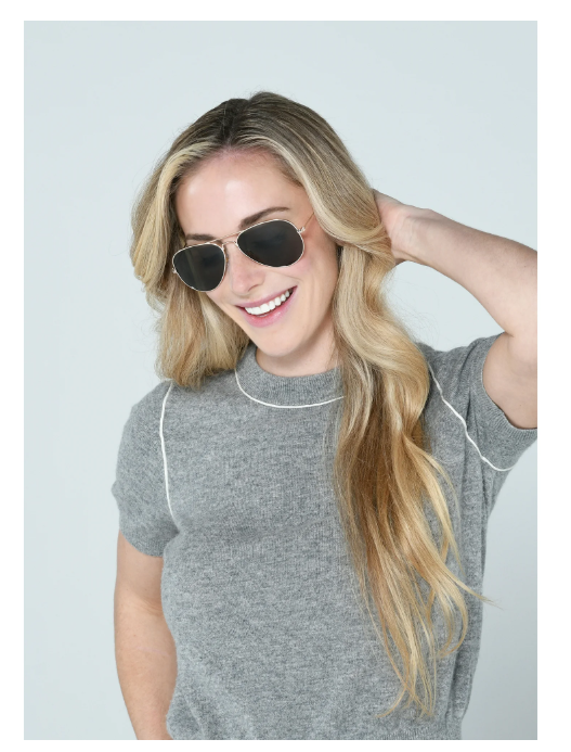 Sunsentials by Foster Grant Women's Aviator Sunglasses, Gold A10 | WTWL520XA