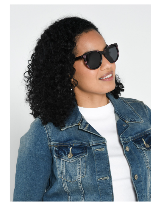 Foster Grant Women's Butterfly Adult Sunglasses, Pink Tortoise AC03 | WTWL521XA