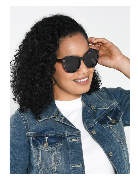 Foster Grant Women's Butterfly Adult Sunglasses, Pink Tortoise AC03 | WTWL521XA