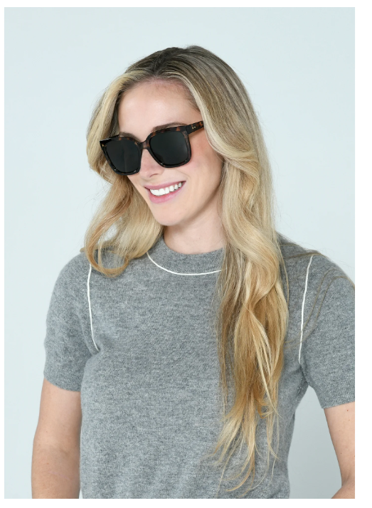 Foster Grant Women's Oversized Tortoise Fashion Sunglasses Brown M10 | WTWL14XA