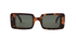Foster Grant Women's Cali Blue Rectangle Sunglasses, Dark Brown Tortoise XG01 | WTWL15XA