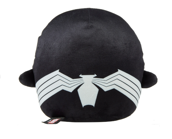 Marvel Cuutopia Plush Venom, 7-in Soft Rounded Pillow Doll, Collectible Superhero Stuffed Animal | WTWL1169XA