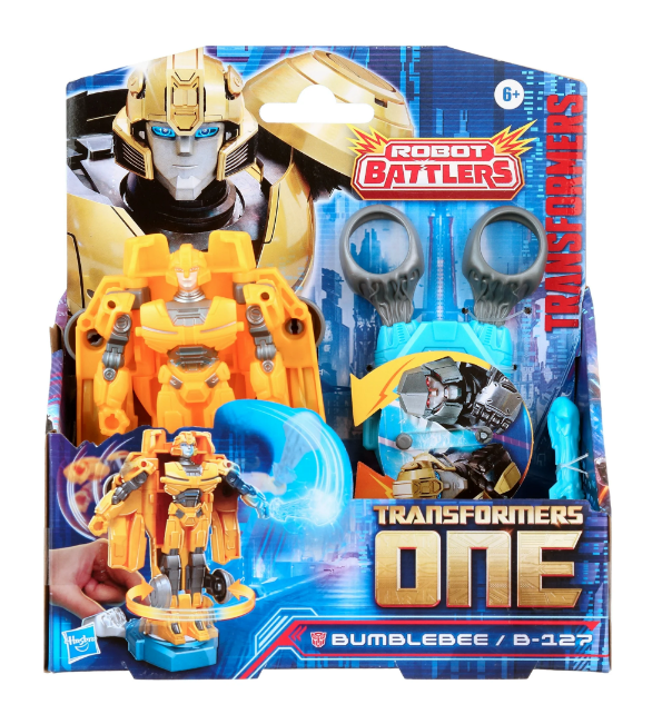 Transformers One Robot Battlers Bumblebee (B-127) 4.5" Action Figures for Kids Age 6+ | WTWL1159XA
