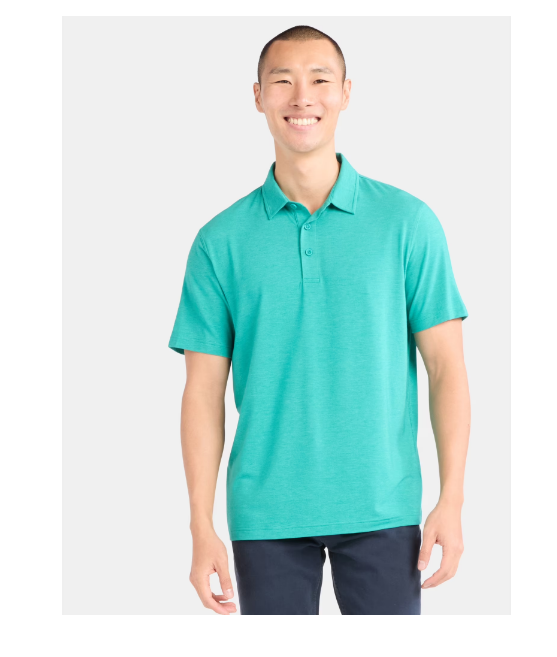 George Men's & Big Men's Poly Polo with Short Sleeves, Sizes S-3XL | WTWL588XA