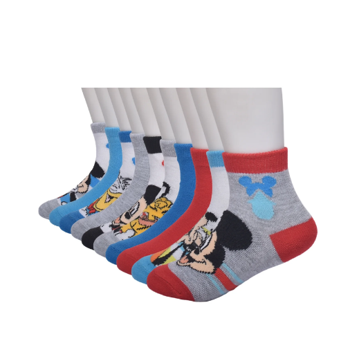 Character Toddler Ankle Socks, 10-Pack, Sizes 12M-5T | WTWL1201XA
