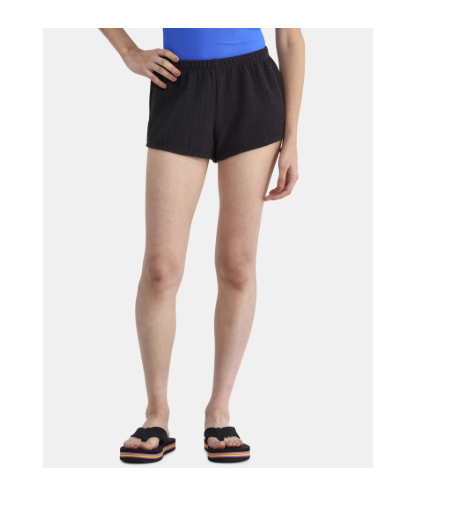 No Boundaries Women's Crinkle Swim Coverup Shorts, Sizes XXS-XXL | WTWL591XA