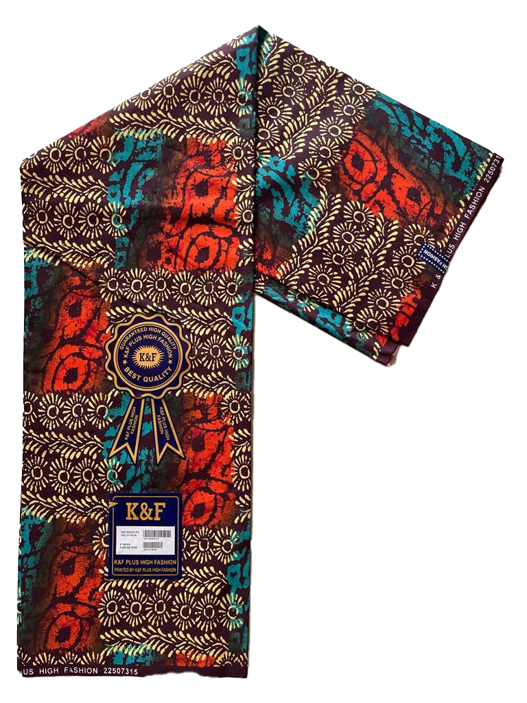 Premium Davida Wax Ankara Fabric 6Yards per Piece | TCK123a