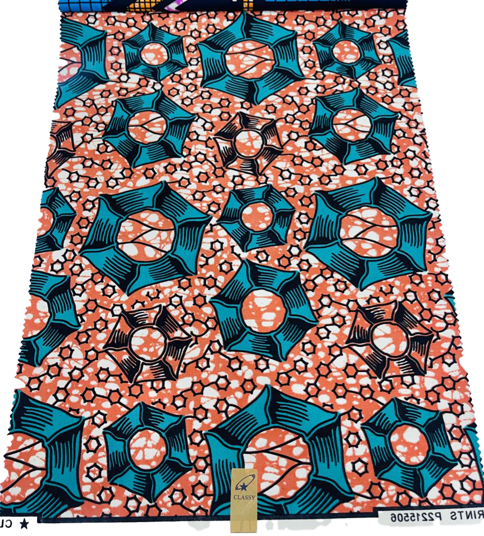 Supreme HiTarget Wax Ankara Fabric 6Yards per Piece | TCK33a