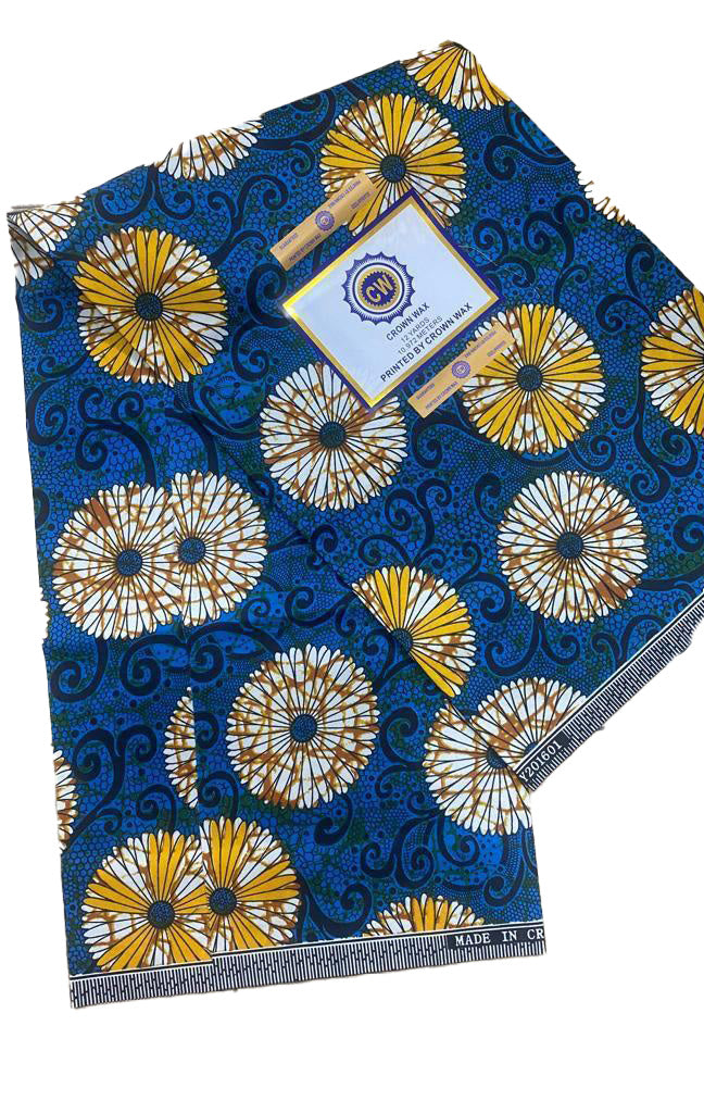 Supreme HiTarget Wax Ankara Fabric 6Yards per Piece | TCK51a