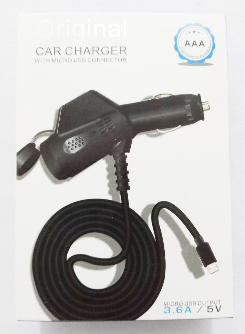 Micro USB Original Car charger 3.6A/5V | VTM18a