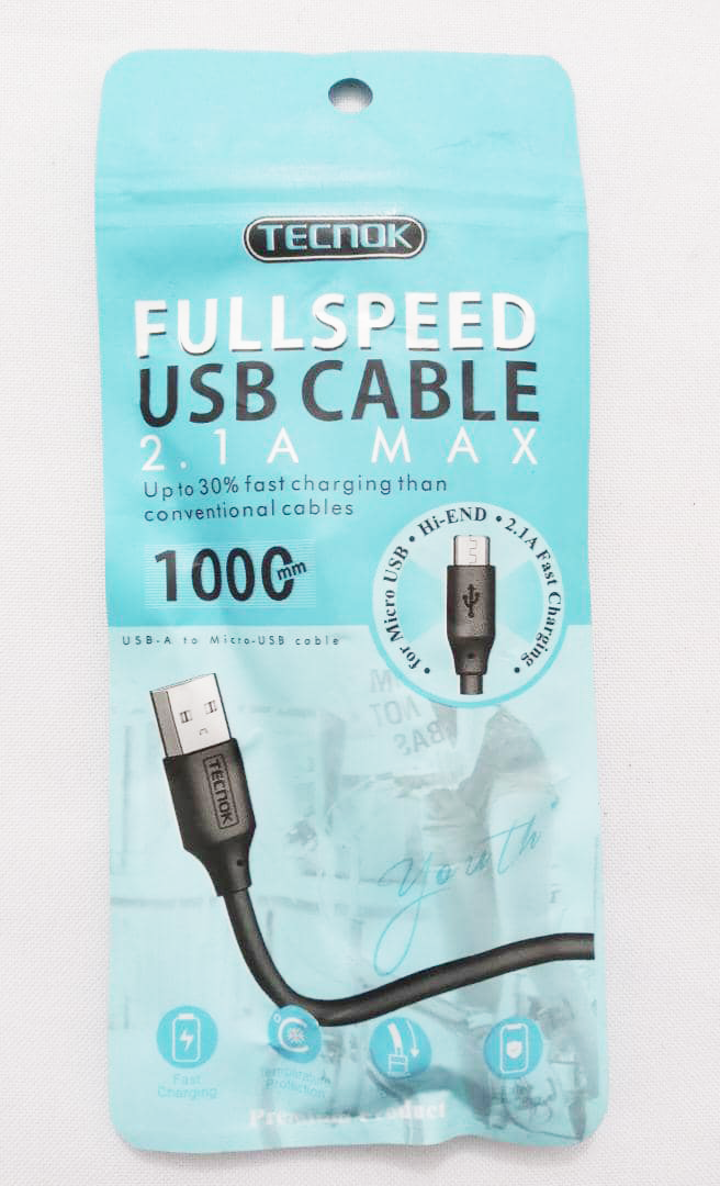 Tecno Full-speed USB Cable 2.1A MAX | VTM29a