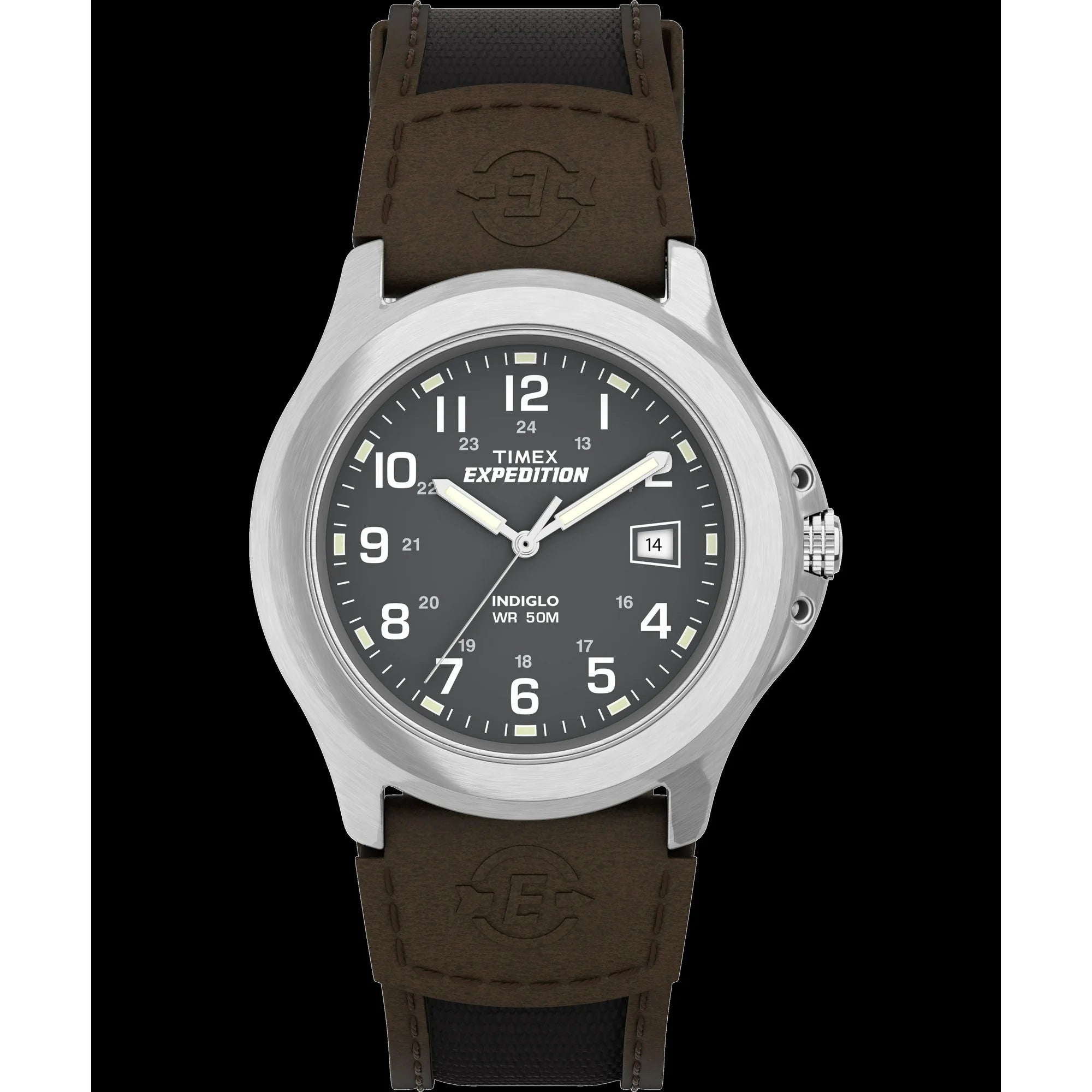 Timex Expedition Metal Field 40mm Leather Strap Watch  |  WTWL792XA