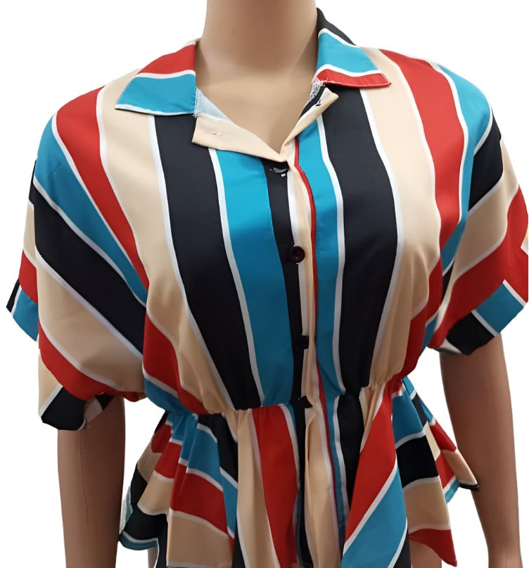 Gorgeous Top Fashion Cute Top (Shirt, Blouse) for Ladies Large, Multi-colors | MNE6a