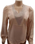 Super Fancy Classy Top (Shirt, Blouse) for Ladies 2XL, Brown | MNE7b