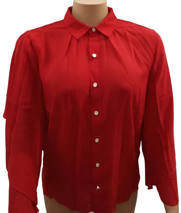 Top Fashion Designer Seven Fashion Top (Shirt, Blouse) for Ladies XL, Red | CYZ3c