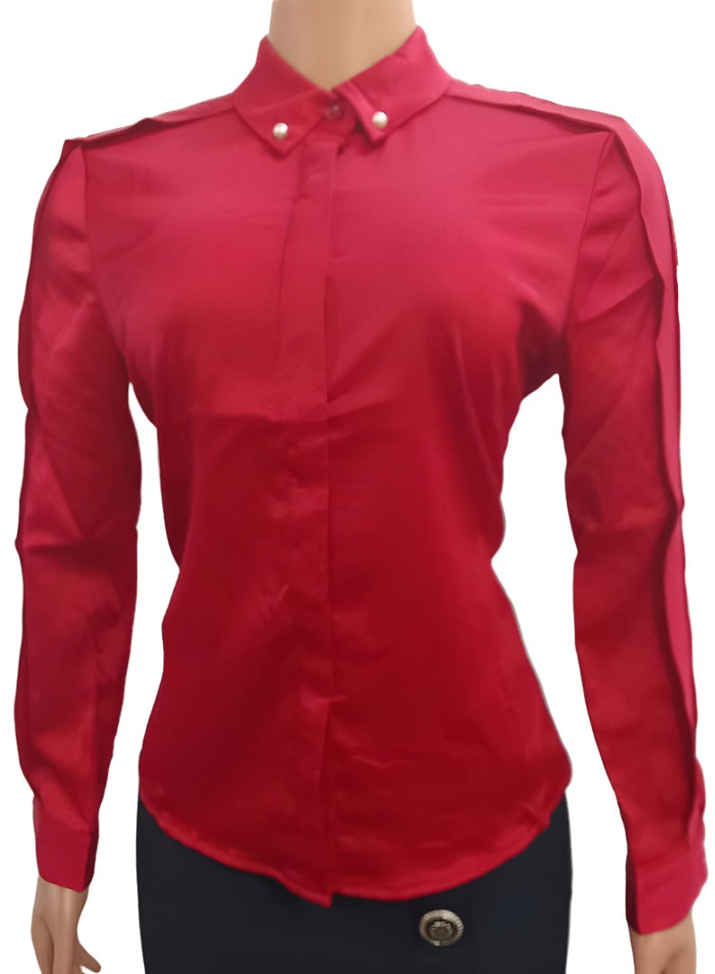 Beautiful Affordable Shirt (Top) For Ladies 2XL, Red | DBK1a