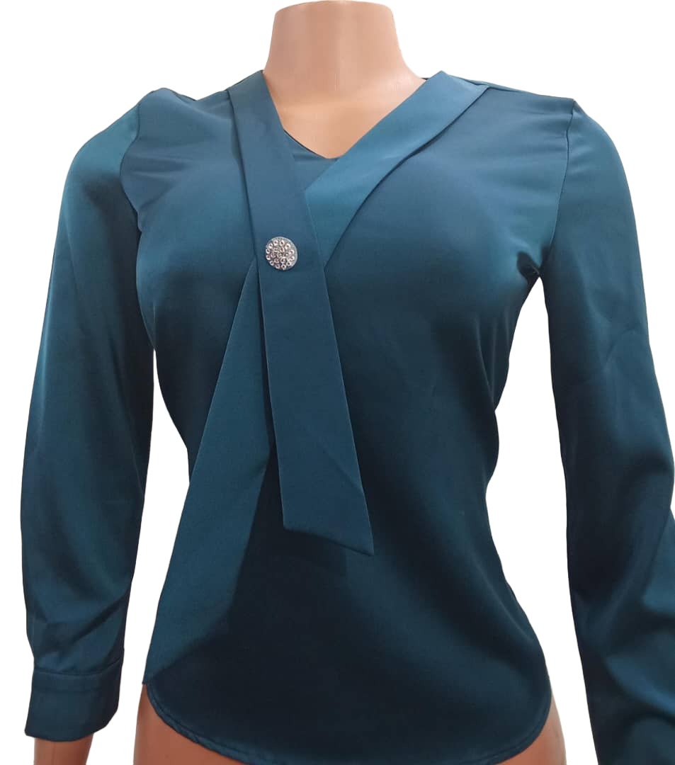 Super Fancy Trending Shirt (Top) for Ladies Small, Navyblue | DBK5c