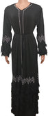Elegant Classy Ladies Long Gown (Dress) for Ladies 3XL, Black | GBN4a