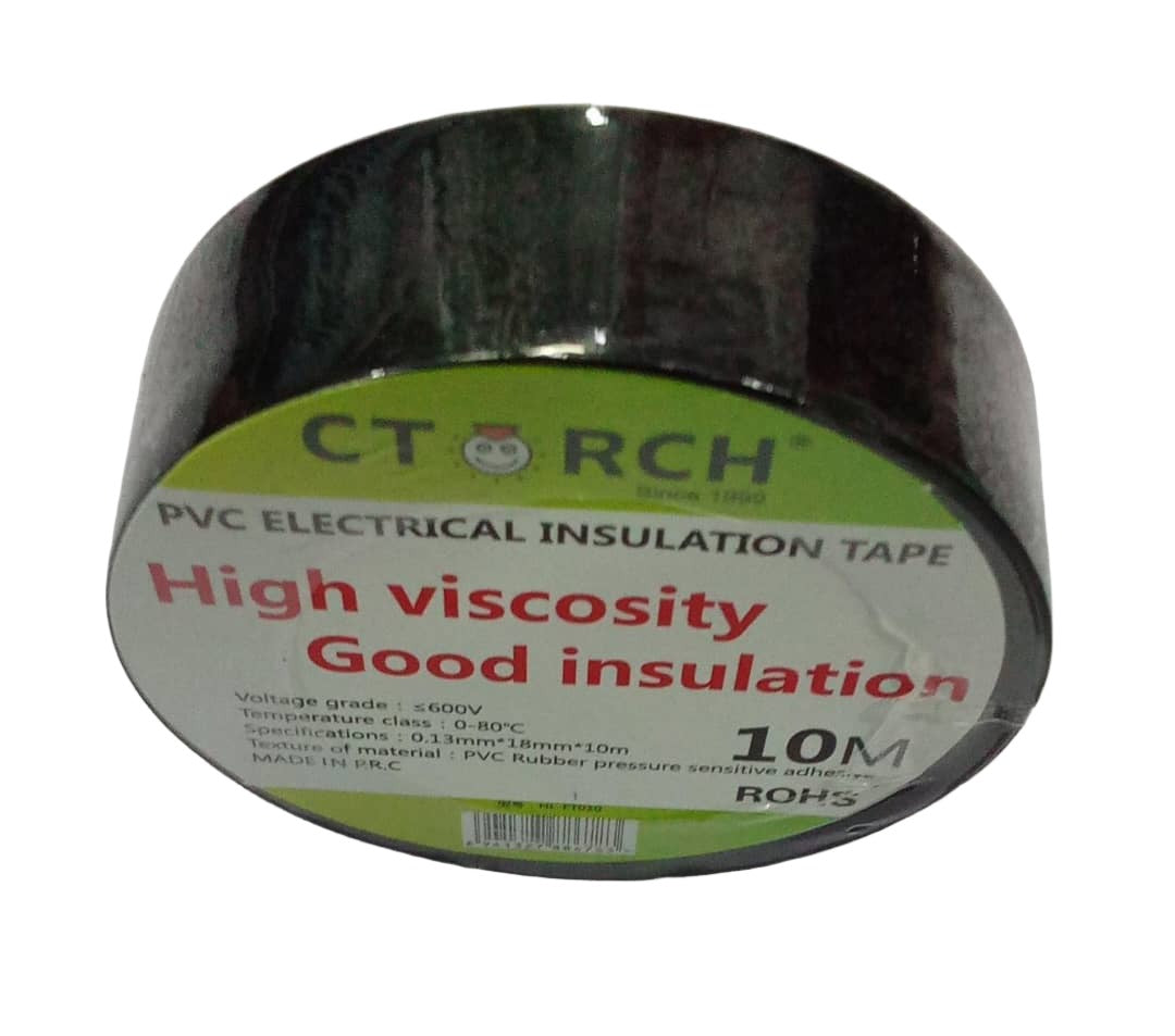 CTorch PVC Electrical Insulation Black Tape | CVE5b