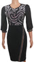 Classy Stone Gown (Dress) for Ladies 3XL, Black  |  MNE2c
