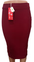Super Classy Ladies Skirt For All Occasions, Wine Red| MNE5b