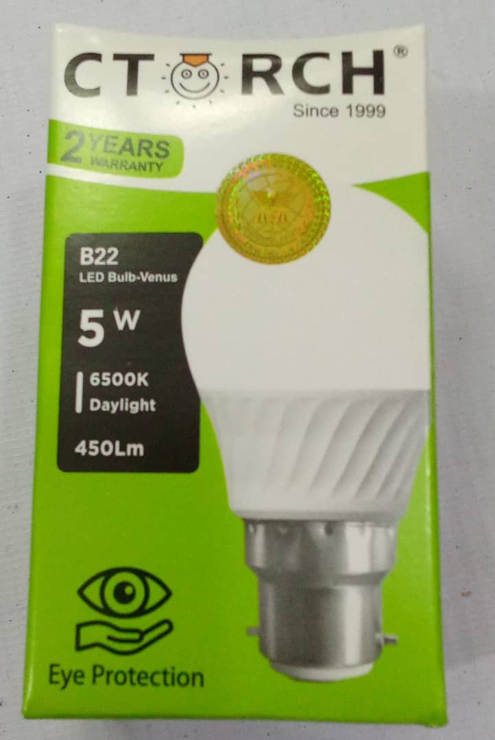 CTorch LED Daylight Bulb 5W (Pin Light bulb) White | CVE8a