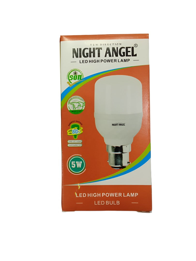 Night Angel LED High Power Lamp Light Bulb 5W White, (Pin) | CVE9a