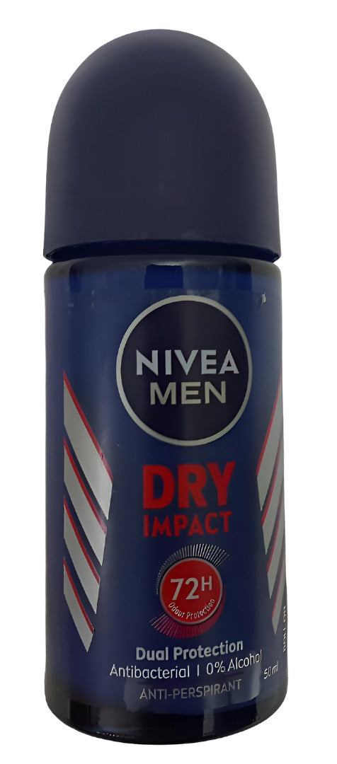 Nivea Men Dry Impact Roll-on 50ML, Blue | KHE2d