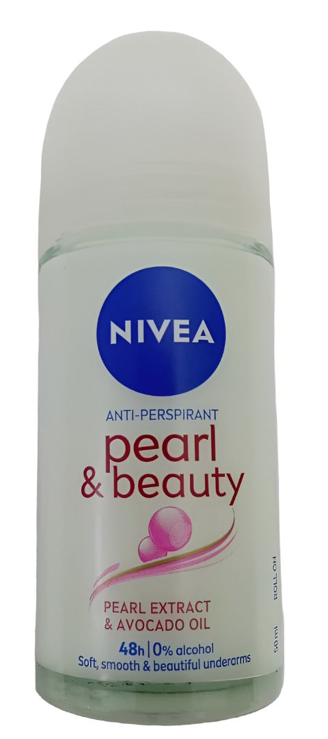 Nivea Pearl & Beauty Roll-on 50ML, White | KHE2b