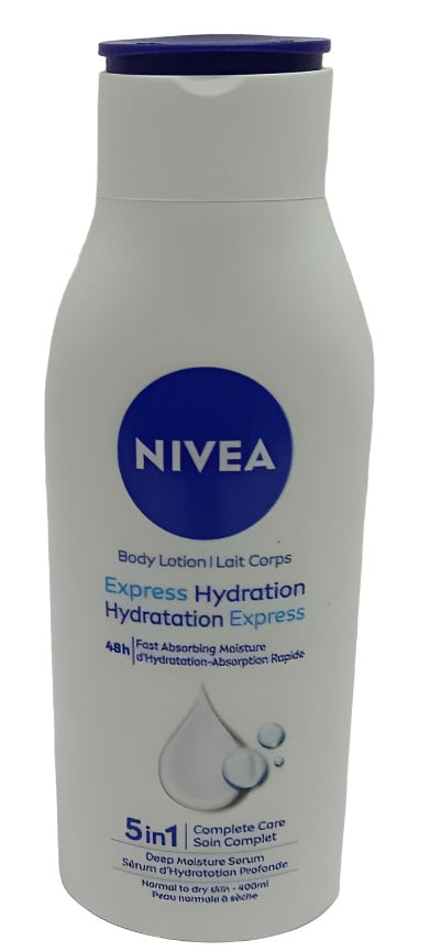 Nivea Express Hydration Body Lotion 400ML, White | KHE11a