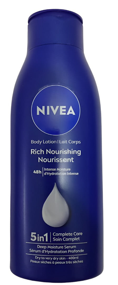 Nivea Rich Nourishing 5in1 Complete Care Body Lotion, Blue | KHE13a
