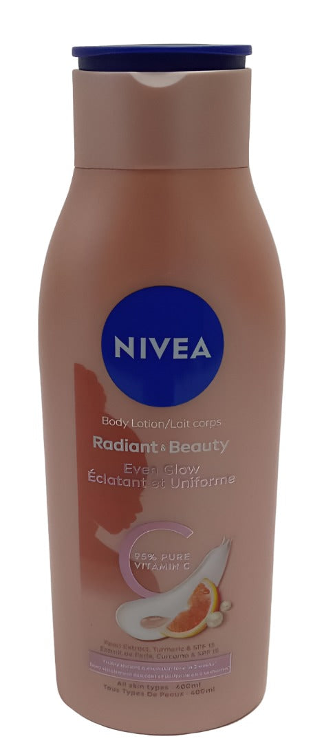 Nivea Radiant & Beauty Even Glow Body Lotion 400ML, Light pink | KHE15a
